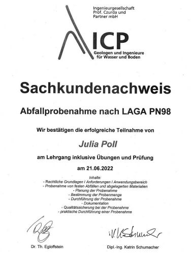 Sachkundenachweis Poll