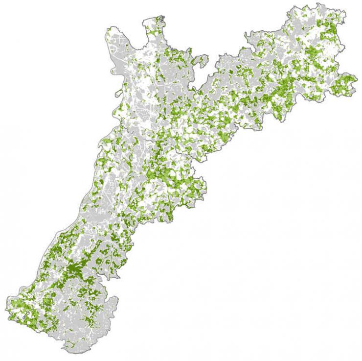 Biotopverbunds Offenland mittel